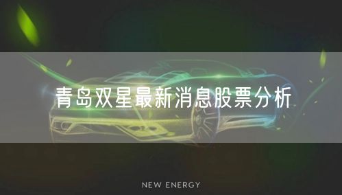 青岛双星最新消息股票分析